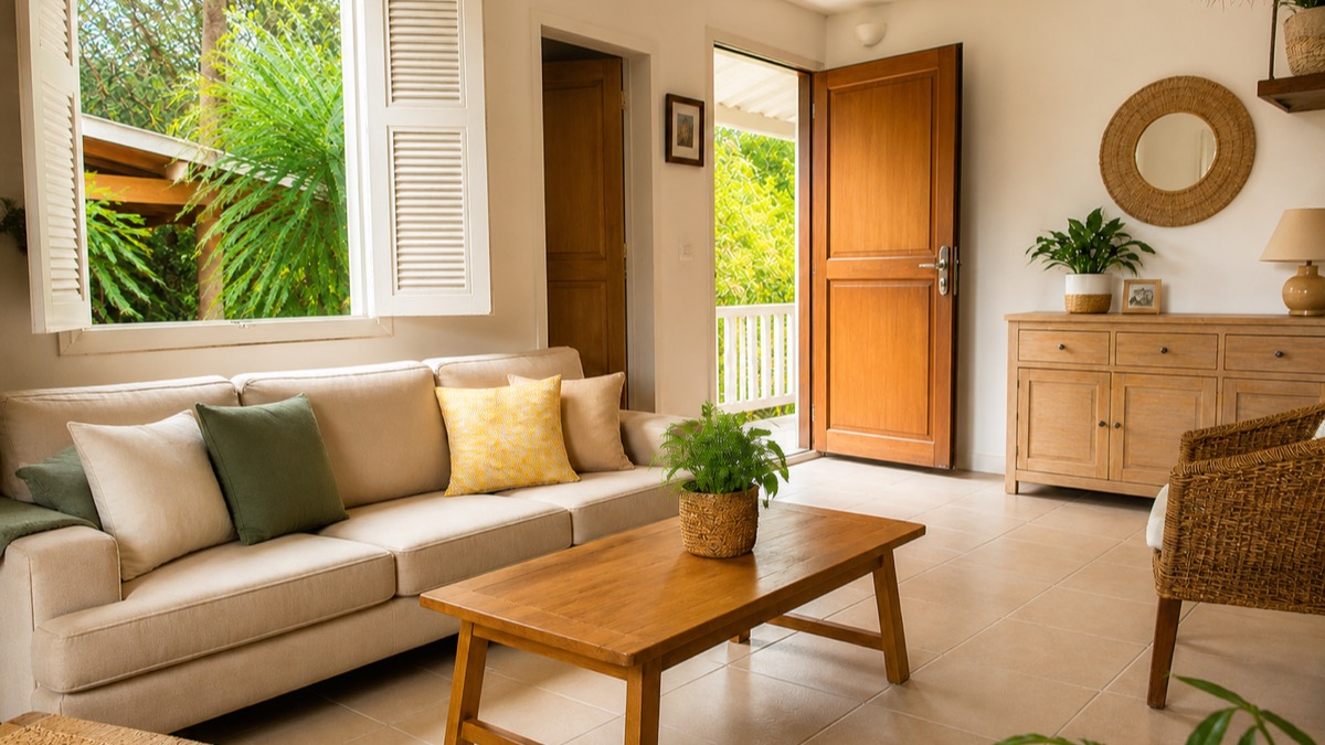Intérieur lumineux entretenu avec soin